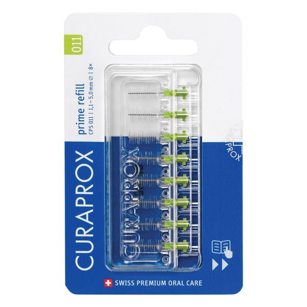 Curaprox CPS 11 Prime Interdental Brushes Lime Green (8)
