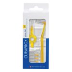 Curaprox CPS 09 Prime Start Interdental Brushes with Angled & Handy Holders Holders Yellow (5)