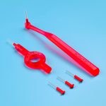 Curaprox CPS 07 Prime Start Interdental Brushes with Angled & Handy Holders Holders Red (5)