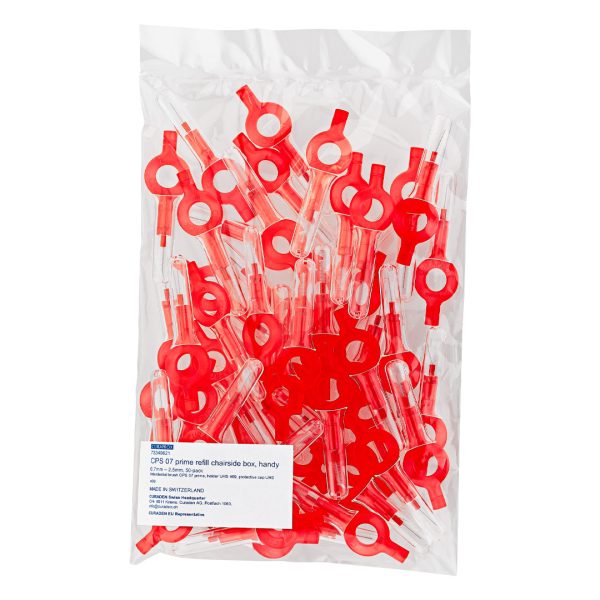 Curaprox CPS 07 Prime Interdental Brushes with Handy Holders Red (50)