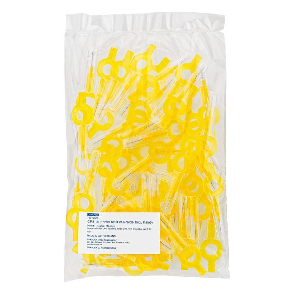 Curaprox CPS 09 Prime Interdental Brushes with Handy Holders Yellow (50)