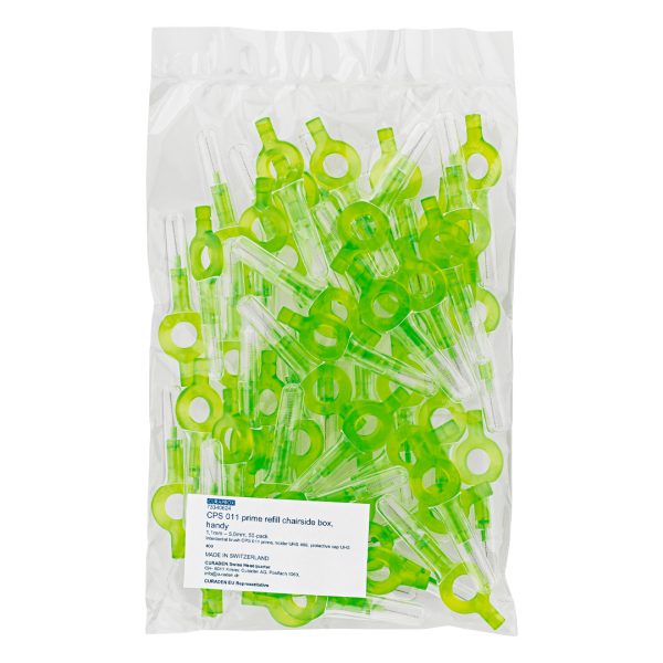 Curaprox CPS 11 Prime Interdental Brushes with Handy Holders Lime Green (50)