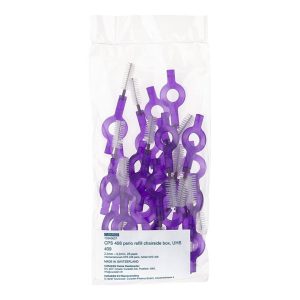 Curaprox CPS 408 Perio Interdental Brushes with Handy Holders Deep Violet (25)