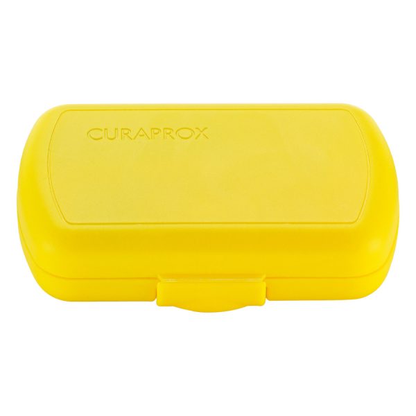 Curaprox Travel Set Yellow with Be You Toothpaste Blackberry & Liquorice Blue 10ml Tube