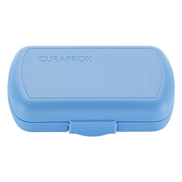 Curaprox Travel Set Blue with Be You Toothpaste Peach & Apricot Orange 10ml Tube