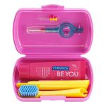 Curaprox Travel Set Pink with Be You Toothpaste Gin & Tonic & Persimmon Red 10ml Tube