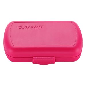 Curaprox Travel Set Magenta with Be You Toothpaste Grapefruit & Bergamot Yellow 10ml Tube