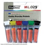 DiaDent Gutta Percha Points Vial Pack No. 50 Yellow (120)