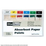 DiaDent Paper Points Spill Proof Pack Size XXF White (200)