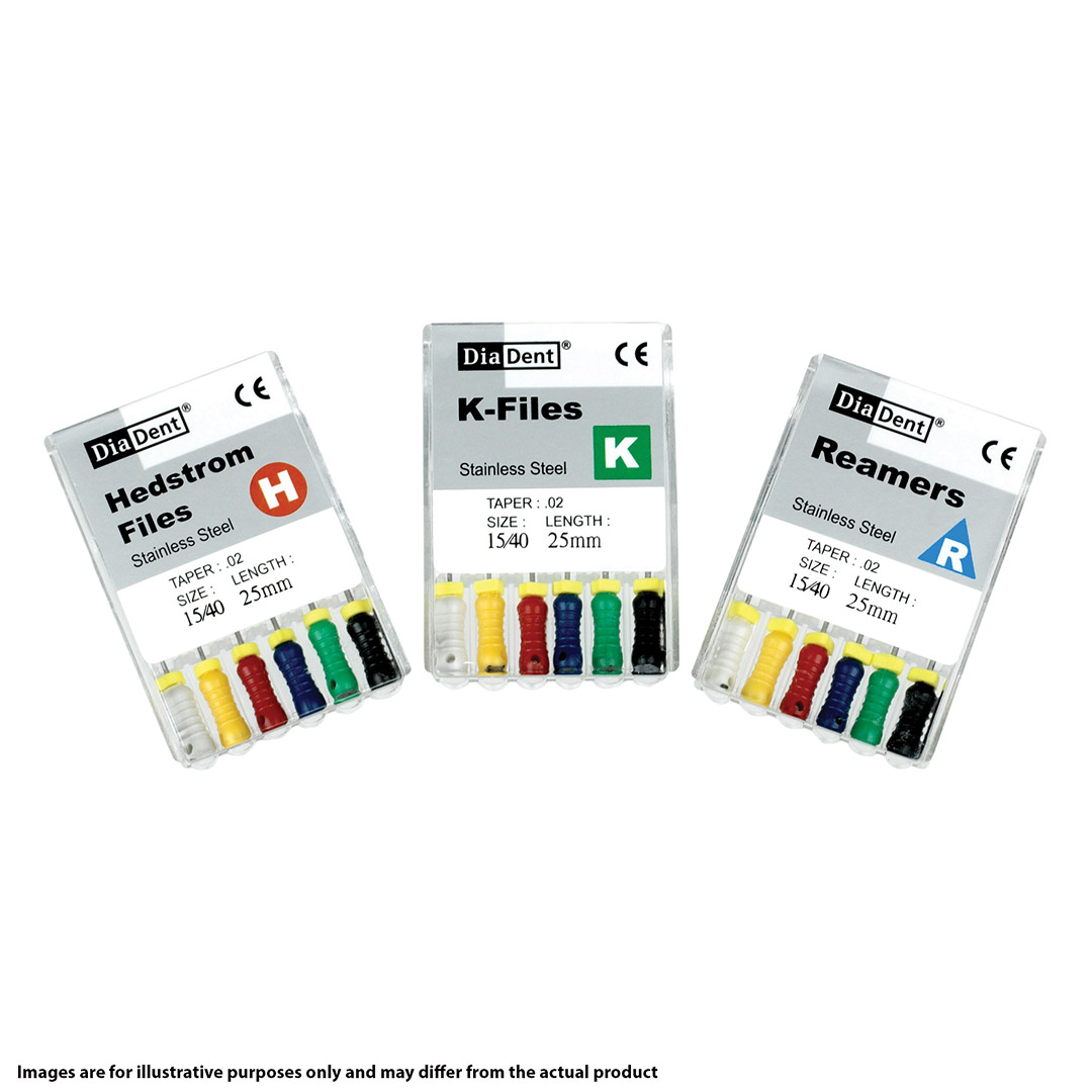 DiaDent Hedstrom Files 21mm No. 35 Green (6) DiaDent Hedstrom Files 21mm No. 35 Green (6)