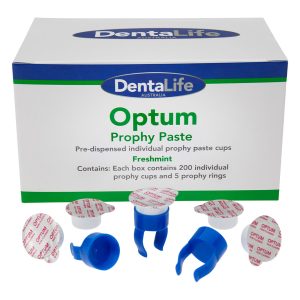 Dentalife Optum Prophy Paste Freshmint 2gm Cups & 5 Rings (200)