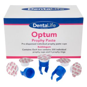 Dentalife Optum Prophy Paste Bubblegum 2gm Cups & 5 Rings (200)