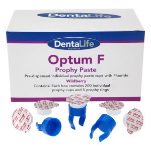 Dentalife Optum F Prophy Paste Wildberry 2gm Cups & 5 Rings (200)