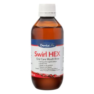 Dentalife Swirl HEX Oral Care Mouthrinse 0.20% Chlorhexidine 200ml Bottle