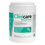 Dentalife Clinicare AF Alcohol Free Instrument Grade Low Level Disinfectant Wipes Canister 150mm x 170mm 38gsm (180)