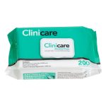 Dentalife Clinicare AF Alcohol Free Instrument Grade Low Level Disinfectant Wipes Soft Packs 185mm x 260mm 30gsm (200)