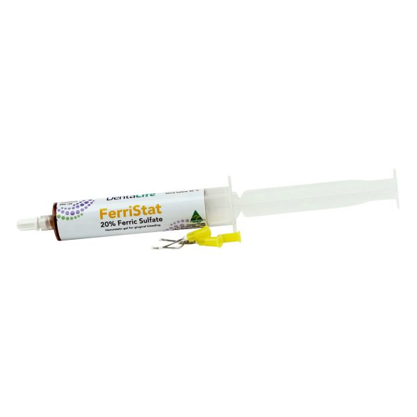 Dentalife FerriStat Haemostatic Gel 20% Ferric Sulphate 30ml Syringe (1)