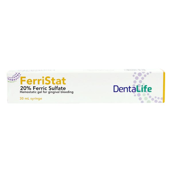 Dentalife FerriStat Haemostatic Gel 20% Ferric Sulphate 30ml Syringe (1)