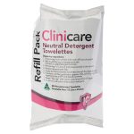 Dentalife Clinicare ND Neutral Detergent Wipes Refill 150mm x 230mm 25gsm (220)