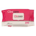 Dentalife Clinicare ND Neutral Detergent Wipes Soft Packs 185mm x 260mm 30gsm (200)