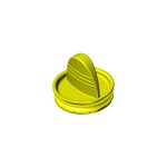 Durr Filter Cap for Disposable Filter Exchange Yellow