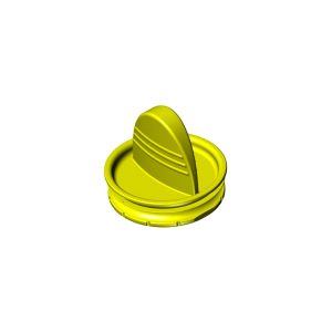Durr Filter Cap for Disposable Filter Exchange Yellow