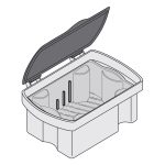 Durr Hygobox with Anthracite Lid & White Sieve Insert