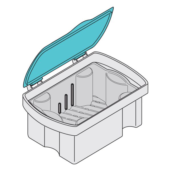 Durr Hygobox Replacement Lid Turquoise