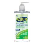 Ego Aqium Antibacterial Hand Sanitiser with Aloe 375ml Pump Pack