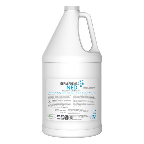 Germiphene NED Neutral Detergent 4L Bottle