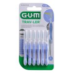 Sunstar GUM Trav-Ler Interdental Brush Size 0 0.6mm Lavender (6)