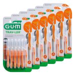 Sunstar GUM Trav-Ler Interdental Brush Size 2 0.9mm Orange (36)