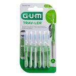 Sunstar GUM Trav-Ler Interdental Brush Size 3 1.1mm Green (6)
