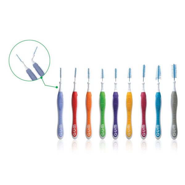 Sunstar GUM Trav-Ler Interdental Brush Size 3 1.1mm Green (6)