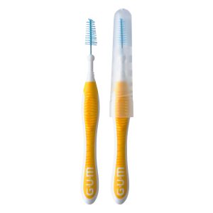 Sunstar GUM Trav-Ler Interdental Brush Size 4 1.3mm Yellow (6)