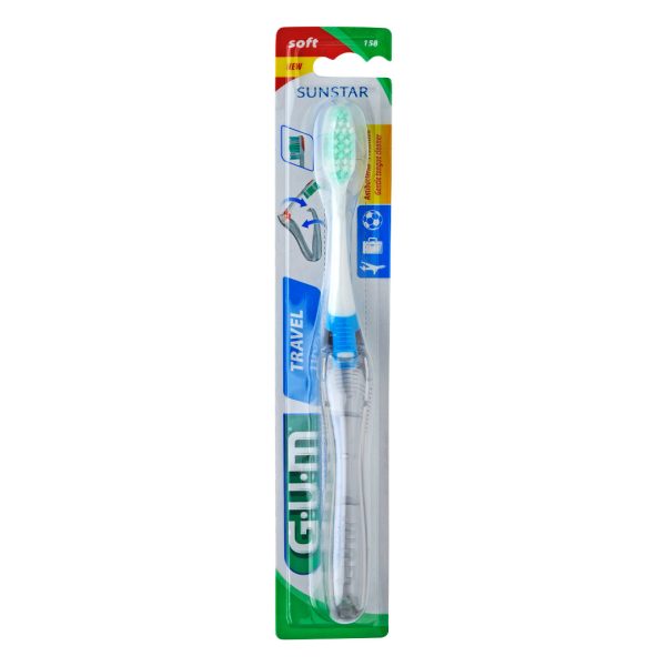 Sunstar GUM Travel Compact Soft Toothbrush Blister Pack