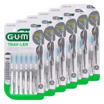 Sunstar GUM Trav-Ler Interdental Brush Size 6 2.0mm Grey (36)