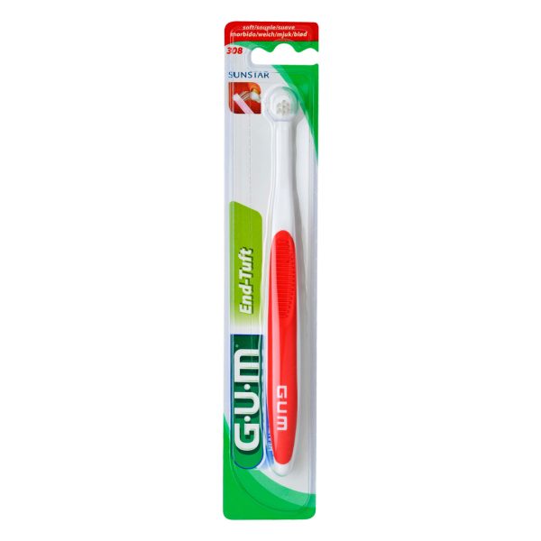 Sunstar GUM End-Tuft Tapered Trim Soft Toothbrush Blister Pack