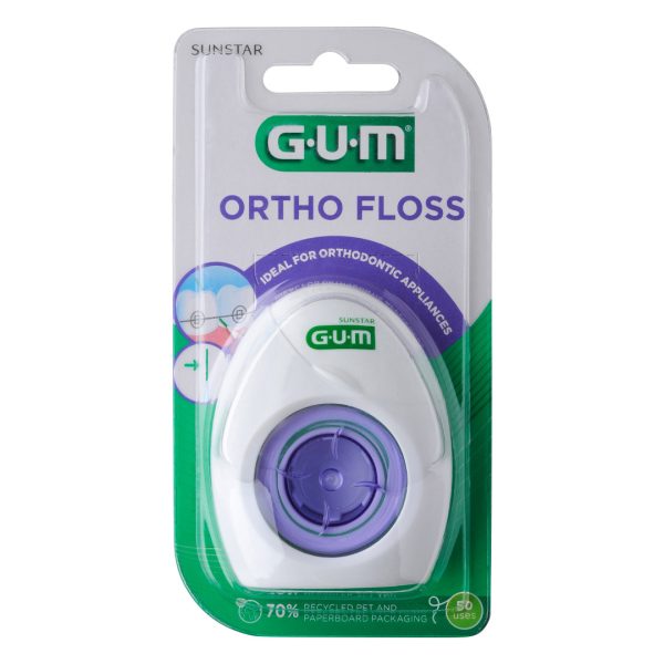 Sunstar GUM Ortho Floss Strands (50)