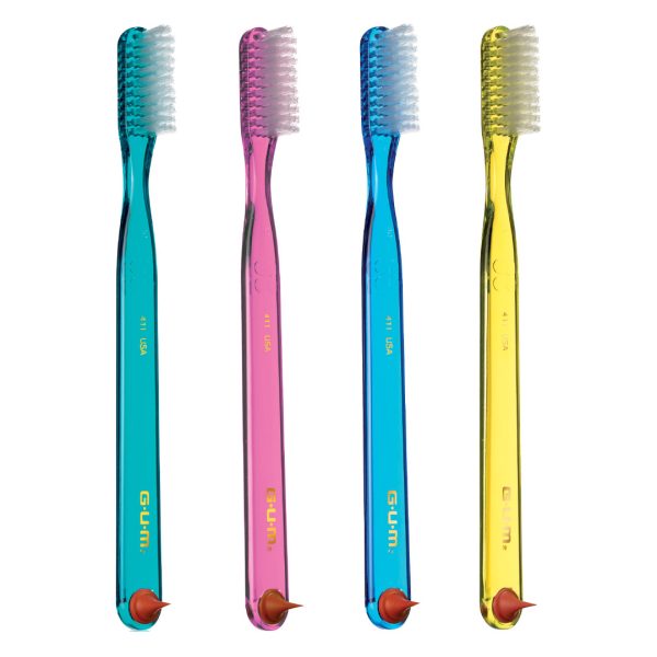 Sunstar GUM Classic 4 Row Regular Soft Toothbrush Blister Pack