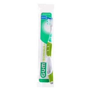 Sunstar GUM Technique Compact Medium Toothbrush Individually Wrapped (96)