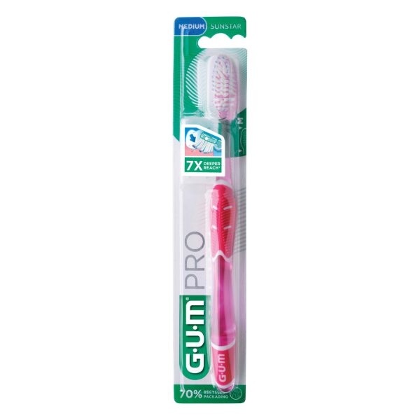 Sunstar GUM Pro Regular Medium Toothbrush Blister Pack