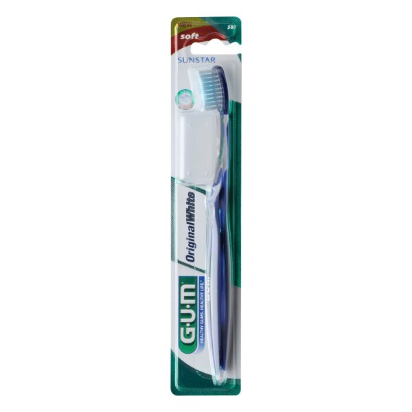 Sunstar GUM Original White Soft Toothbrush Blister Pack