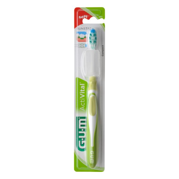 Sunstar GUM Activital Compact Soft Toothbrush Blister Pack
