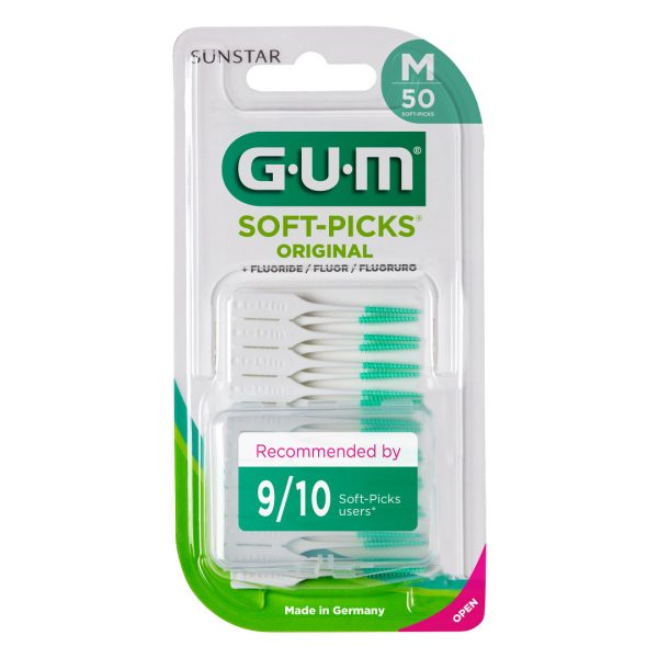 Sunstar GUM Soft-Picks Original with Fluoride Medium (50)