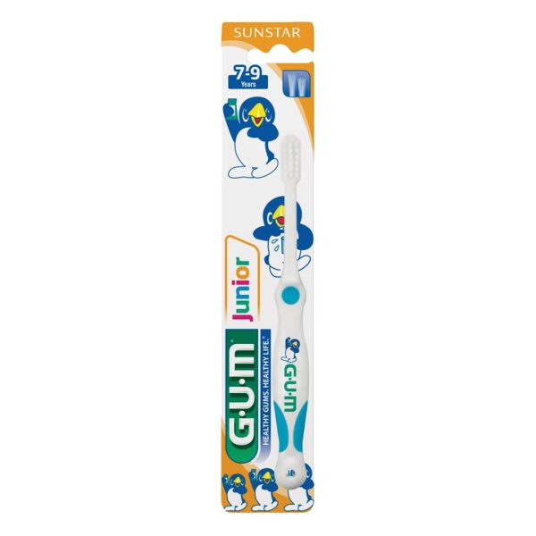 Sunstar GUM Junior 7-9 Years Compact Soft Toothbrush Blister Pack
