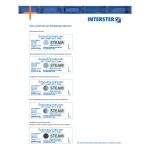 Interster Steam Emulating Indicators Type 6 134°C for 3.5 Minutes/121°C for 15 Minutes (250)