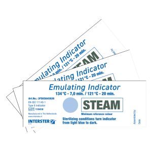 Interster Steam Emulating Indicators Type 6 134°C for 7 Minutes/121°C for 20 Minutes (250)