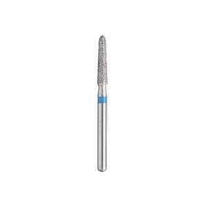 Kerr BluWhite Diamond Bur 008R 018 Curettage Medium Grit Blue FG 19mm (5)