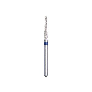 Kerr BluWhite Diamond Bur 009R 016 Curettage Medium Grit Blue FG 19mm (5)